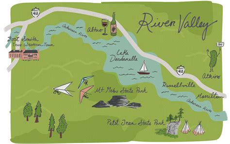 Arkansas River Valley Map