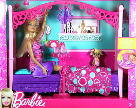 barbie puppe schlafzimmer set bett moebel mattel  barbie