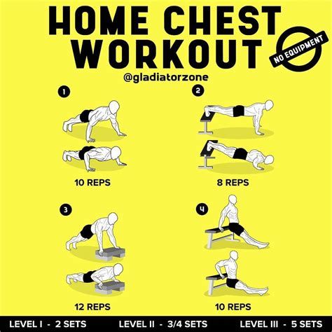 Minute Chest Workouts Without Weights For Beginner Fitness And Workout Abs Tutorial