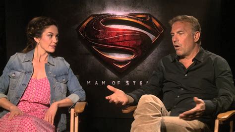 Kevin Costner Diane Lane Talk About Man Of Steel Youtube