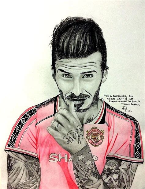 Finished My Drawing Of David Beckham For A Friend S 29th David