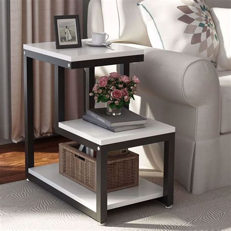 Tribesigns End Table 3 Tier Chair Side Table Night Stand With Storage