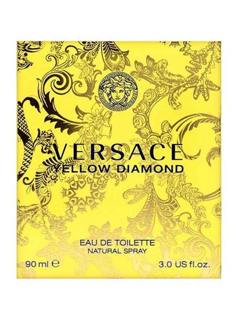 Buy Versace Yellow Diamond Eau De Toilette 90ml Online Shop Beauty