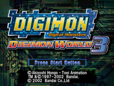 Digimon World 3 Sony Playstation Psx Rom Iso Download Rom Hustler