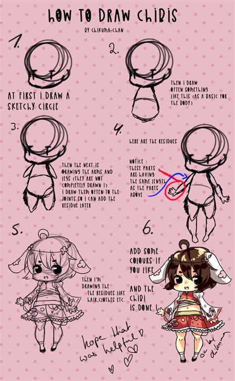 Chibi Tutorial By Me By Nechin On Deviantart Chibi Character Design