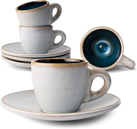 Amazon Com Kivy Oz Espresso Cups Set Of Italian Style Espresso