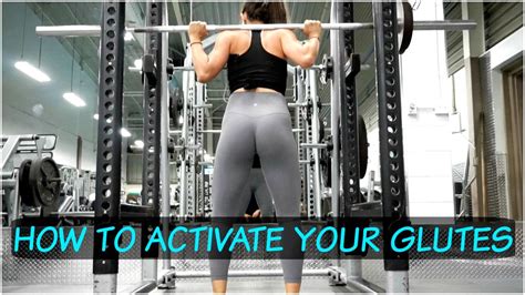 How To Activatesqueeze Your Glutes When You Squat Youtube