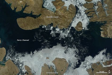 Ice Melt In Northwest Passage Spotted By Satellite Live Science