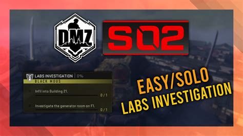 Labs Investigation Guide Dmz Season Mission Guide Black Mous Solo