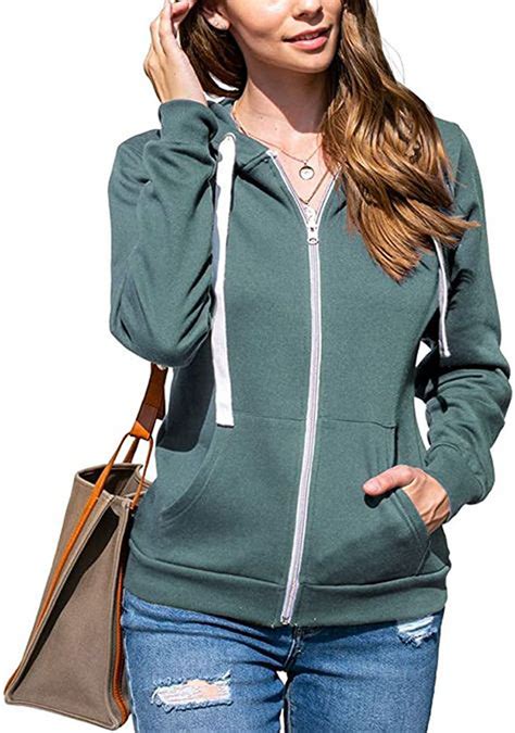Doublju Lightweight Thin Zip Up Hoodie Jacket For Women With Plus Size