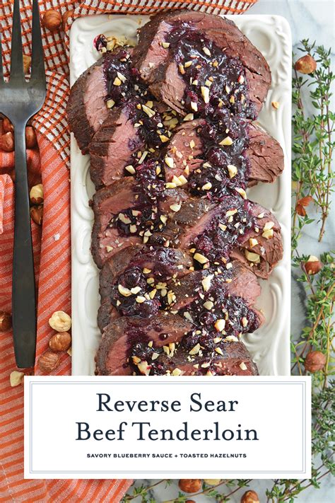 Melt butter in a skillet, add in the thyme,. Stunning Reverse Sear Beef Tenderloin recipe with a savory ...