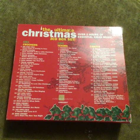 Various Artists Ultimate Christmas Box Set Cd 3 Discs 2003 Amazing Value £300 Picclick Uk