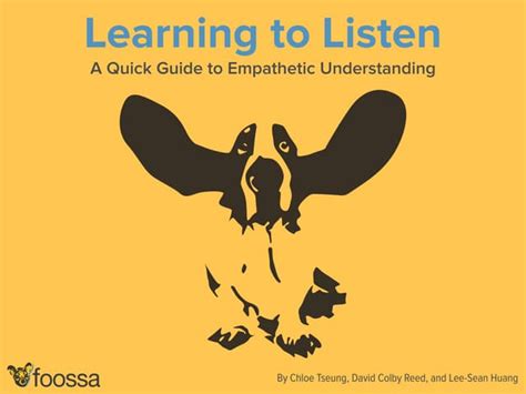 Learning To Listen A Quick Guide To Empathetic Understanding Ppt