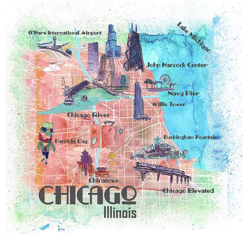 Chicago Landmarks Map