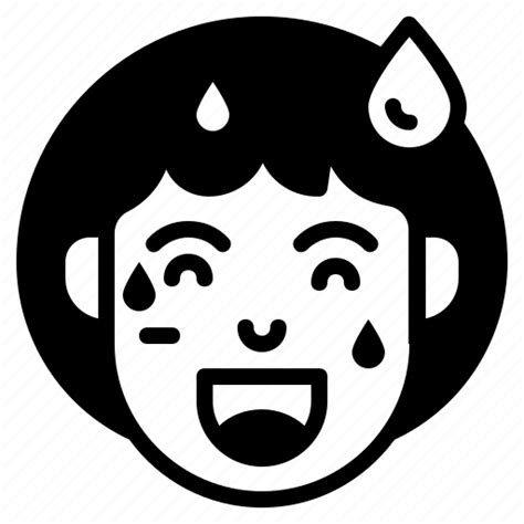 Sweat Emoji Emoticons Feelings Emotion Perspiration Perspire Icon