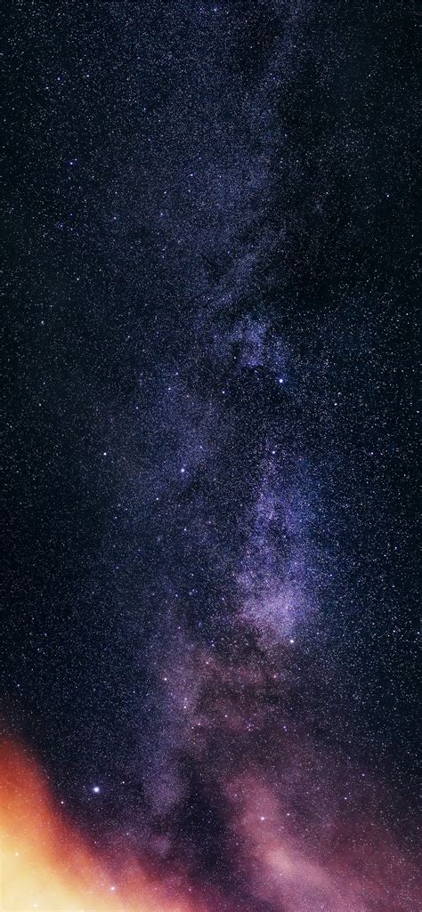 Starry Night Sky Over The Starry Night Iphone Wallpapers Free Download