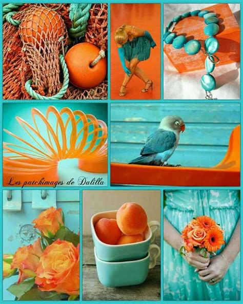 ℒℴѵℯ cjf Turquoise paint colors Orange and turquoise Paint