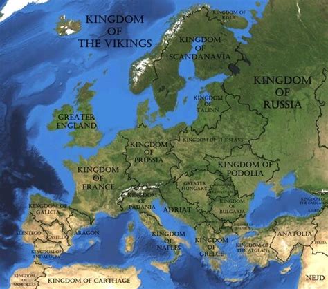 Image Europe Satellite Map With Names Thefutureofeuropes Wiki
