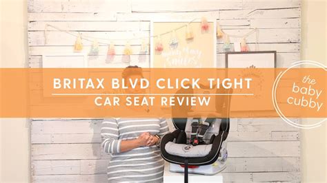 britax boulevard clicktight convertible car seat review youtube