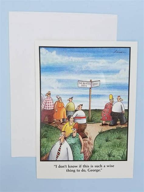 The Far Side Anniversary Card By Gary Larson Funny Comic Greeting Card