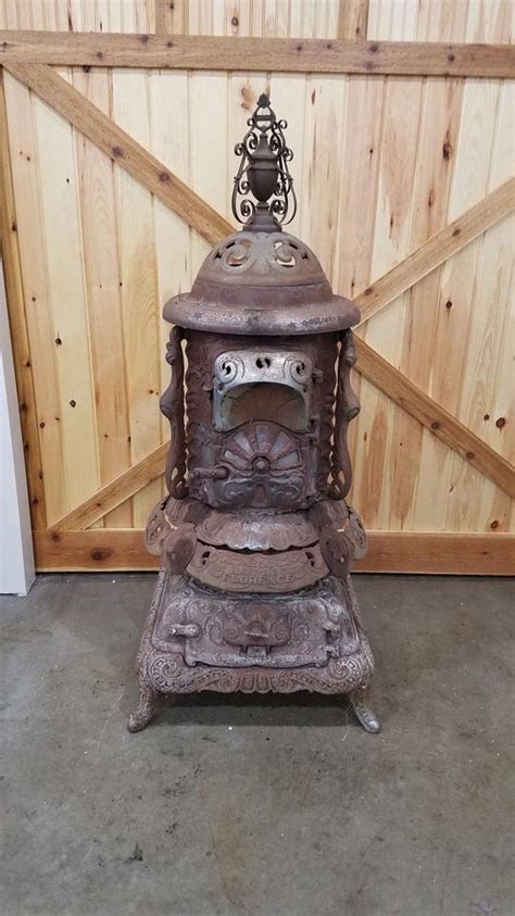 vintage antique parlor stove florence hot blast no 53 c emerick wood or coal 1914900636