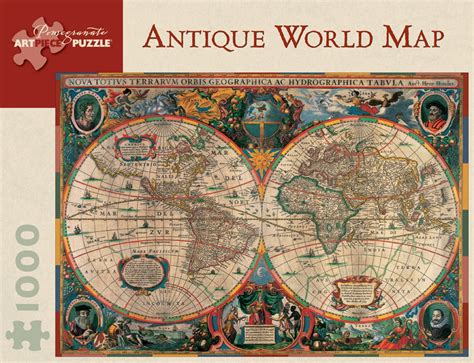 Carte Du Monde Antique Puzzle 1000 Pieces Jouets Et Enfants Ventelh Images