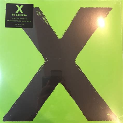 Ed Sheeran X Vinyl Records Lp Cd On Cdandlp