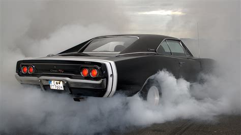 Wallpaper Black Cars Charger Burnout Classic Car Land Vehicle