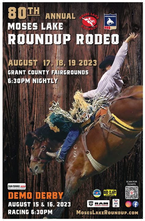 80th Moses Lake Roundup Rodeo - 100.5 KWIQ