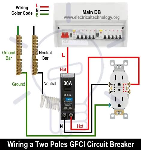 2 Pole Gfci Breaker Wiring Diagram