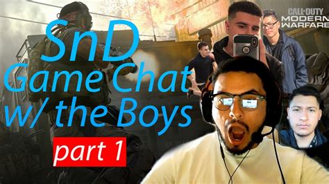 Cod Snd Game Chat W The Boys Part 1 Youtube
