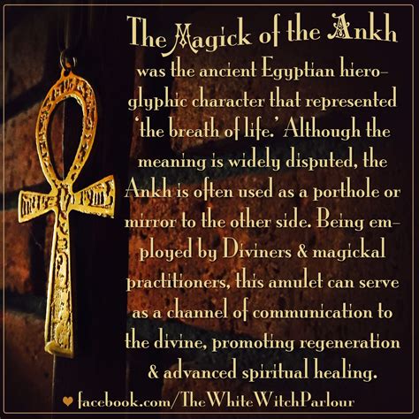 Magick Ankh Egyptian Amulet Talisman Protection Divination