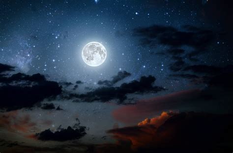 Star Night Sky Stars Moon Clouds Wood Background Vinyl