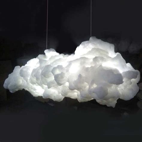 Instructions for making a cloud light: White Cloud Lampshade Contemporary Ceiling Light Pendant Hanging Lamp 60cm NEW… | Diy clouds ...