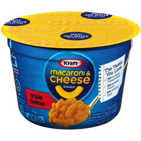 10 Kraft Easy Mac Original Cheese Cup Macaroni Dinner Microwavable