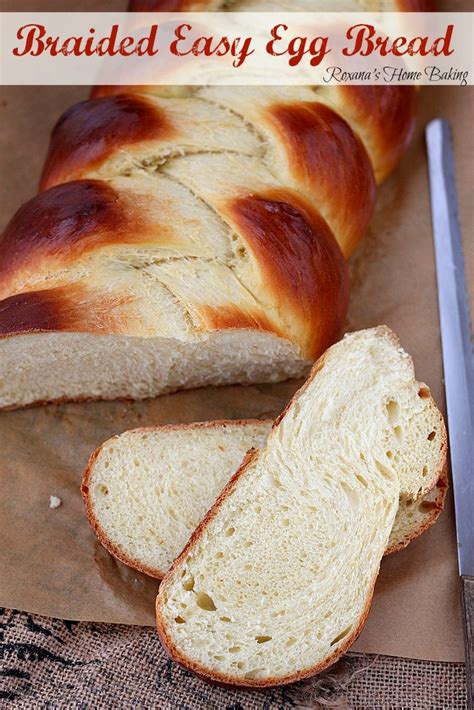 Or you can just dip the bread pieces into the egg solution. Braided easy egg bread recipe