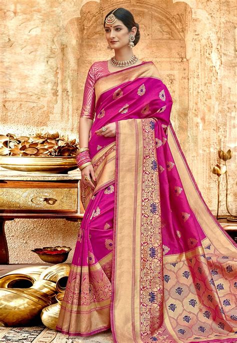 Magenta Silk Festival Wear Saree 167434 Saree South Indian Silk Saree Silk Sarees