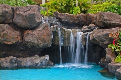 Unique Pools With Waterfalls Cool Water Features For The