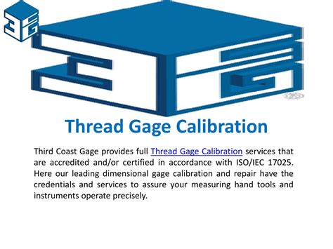 Ppt Third Coast Gage And Calibration Powerpoint Presentation Free