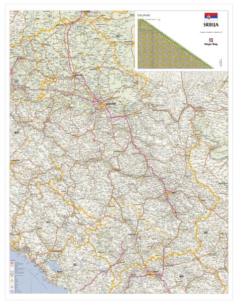 Mapa Puteva Srbije Sa Kilometrazom