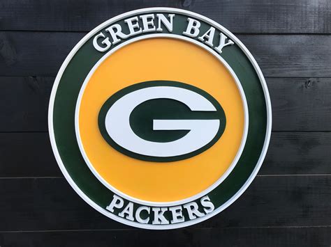 Green Bay Packers 3d Sign Made To Order Custom Team Logos Etsy