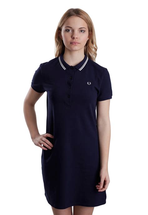 Fred Perry Twin Tipped Pique Carbon Blue Dress Streetwear Shop Worldwide