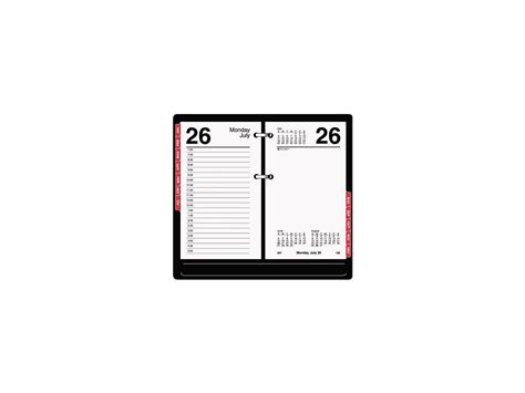 At A Glance E717t 50 Desk Calendar Refill With Tabs 3 12 X 6