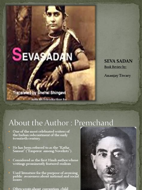 Book Review: Seva Sadan | Novels | Fiction & Literature | Free 30-day ...