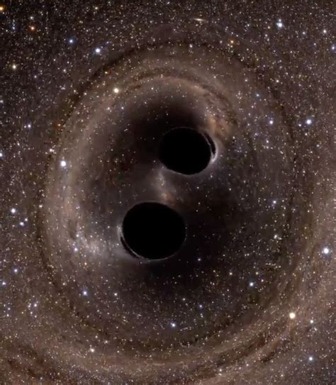 Two Black Holes Merge Into One Video Space Facts Space And