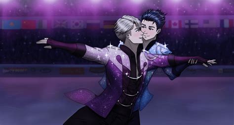 Yuri And Victor From Yuri On Ice Fanart By Me For 🏳️‍🌈 Month ️ You Can