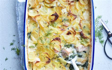 Ovenschotel Met Zalm Spinazie En Aardappelkorstje Libelle Lekker