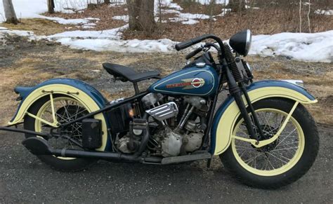 First Year Knucklehead 1936 Harley Davidson El Bike Urious