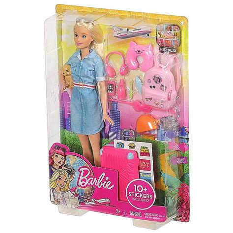 Mattel Doll Barbie Dreamhouse Adventures Barbie Travel Fun Fwv25