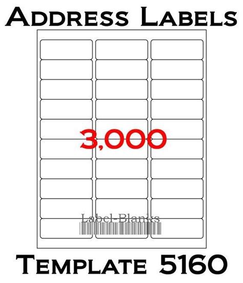 Blank cd/dvd label (avery 5931 template). Blank Mailing Label Template Elegant 3000 Laser Ink Jet Labels 100 Sheets 1" X 2 5 8 in 2020 ...